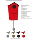 thumbnail image 4 of RELOJ KOOKOO Casa de Pájaros Rojo Edición Limitada 27x17x11 cm, 4 of 9