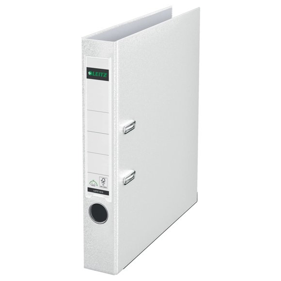 Carpeta de anillas Leitz A4 5 cm Lino blanco (1015‑WH)