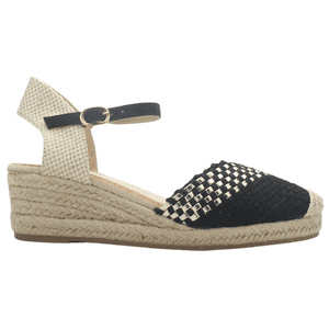 Alpargata De Mujer, Negra Casual Chalada Parati-11