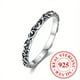 thumbnail image 1 of 1pc Vintage Style 925 Sterling Silver Ring with Carved Vine Design - Perfect for Daily Outfits and Symbol of Elegance and Vitality, 1 of 4