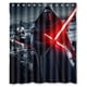thumbnail image 1 of Cortina de ducha de Star Wars: El Despertar de la Fuerza, juego de cortina de baño con ganchos, tamaño 66 x 72 pulgadas, 1 of 3