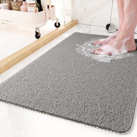 Alfombra de baño MontVoo, antideslizante, de PVC, 43 x 76 cm, para bañera