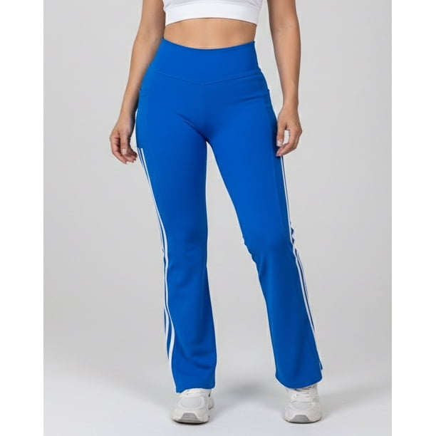 Calza Flare Mujer Tiro Alto con Bolsillos