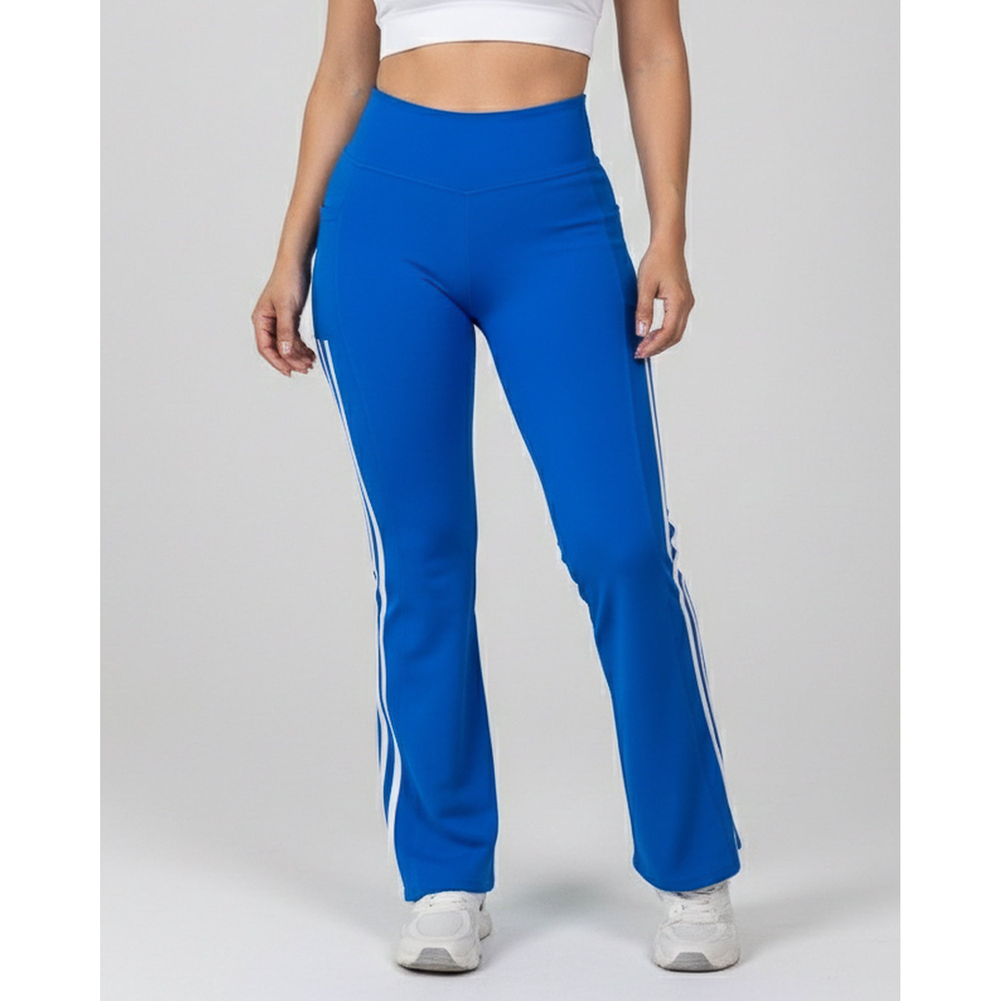 Flix Spa - Calza Flare Mujer Tiro Alto Con Bolsillos