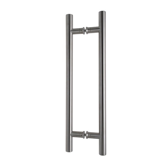 Tirador de acero inoxidable 304 por ambos lados. Largo 60 cm.