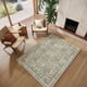 thumbnail image 4 of Alfombra Baksham 122x152 cm Beige y Azul Lavable, 4 of 8