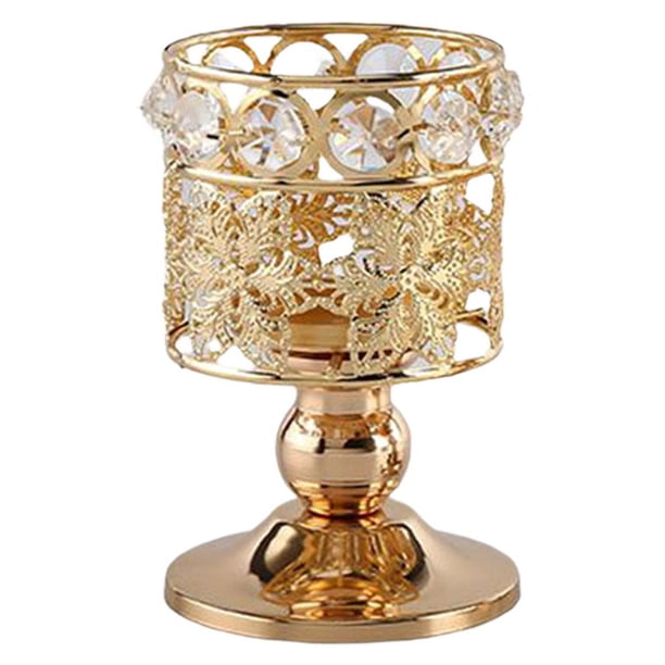 Portavelas De Cristal Con Mosaico – Para Centro De Mesa, Decoración Hogar, Bodas O Regalo