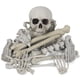 thumbnail image 1 of Bolsa decorativa con forma de calavera de esqueleto para Halloween, tamaño natural, 1 of 7