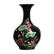 thumbnail image 3 of Florero De Cerámica Negra Lotus Pattern Craft Sharply Glaze Para Estantería Gabinete D, 3 of 3