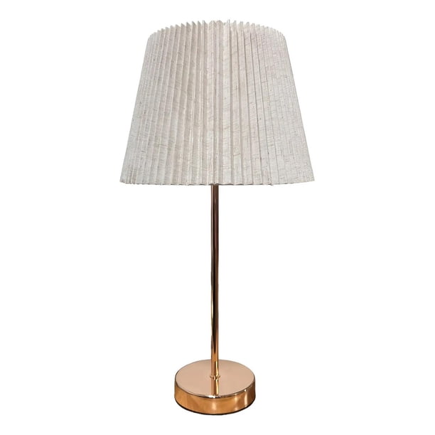 Lampara De Velador Lampara De Mesa Basica Minimalista beige
