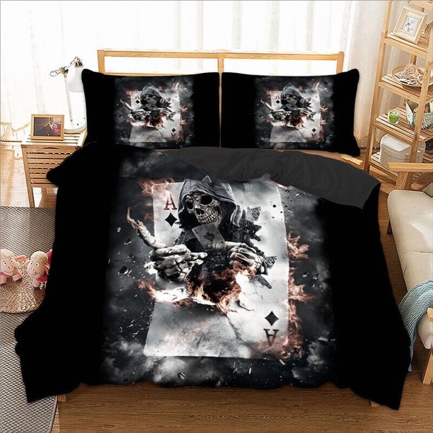 Feather Duvet Duna Quilt Cover Set Bed Bedding Pillowcase 3-Piece Bedding Set (1 Duvet Cover + 2 Pillow Shams)