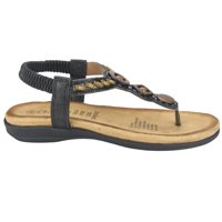 Sandalia Chalada Mujer Clara-6 Negro Casual