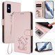 thumbnail image 2 of Funda Billetera con Relieve de Gato para Infinix GT 30 Pro, Rosa, 2 of 6