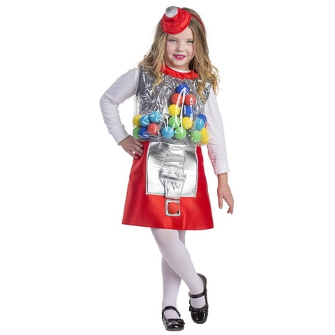 Disfraz Dress Up America Gumball Machine Candy Para Niñas Y Niños