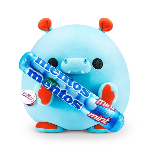 Juguete de peluche ZURU Snackles Mentos Hippo Super, 35 cm