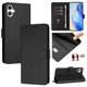 thumbnail image 1 of Funda Cartera para Samsung Galaxy A06 5G con Bloqueo RFID, Cierre Magnético y Ranuras Tarjetas Negro, 1 of 5