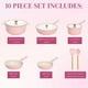 thumbnail image 3 of Set de utensilios de cocina Paris Hilton de aluminio fundido y cerámica antiadherente, 3 of 3