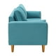 thumbnail image 3 of Sofa Sky 3c Felpa 04 Turquesa, 3 of 5