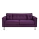 thumbnail image 1 of Sofa New Retro 3c Felpa 12 Morado, 1 of 5