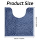 thumbnail image 4 of Alfombra de baño en forma de U, supersuave, peluda y con contorno para el suelo del baño, esponjosa, absorbente de agua, antideslizante, lavable a máquina, secado rápido, 4 of 5