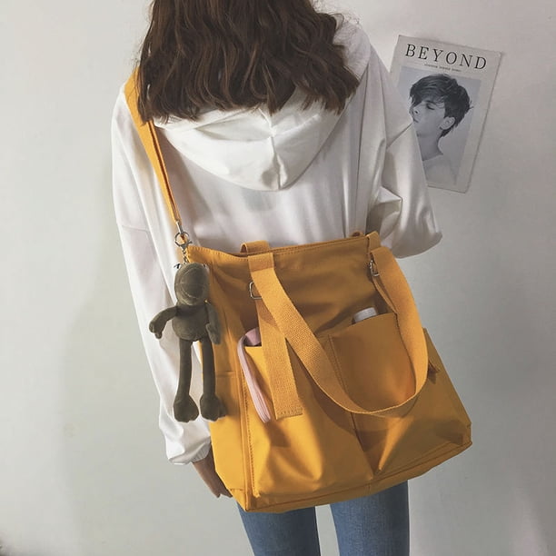 Get Ready to Rock the Kpop and Preppy Style with Our Large Capacity Tote Bag - Perfect for School, Travel and Everyday Use!