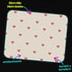 thumbnail image 3 of Mousepad 20x24 Cm - Diseño Corazones Beige Minimal, 3 of 3