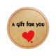 thumbnail image 1 of Etiquetas autoadhesivas Rearkable «A Gift for You», 3,8 cm, redondas (500 unidades), 1 of 5