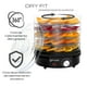 thumbnail image 3 of Deshidratador de frutas y alimentos Dry Fit Negro, 3 of 9