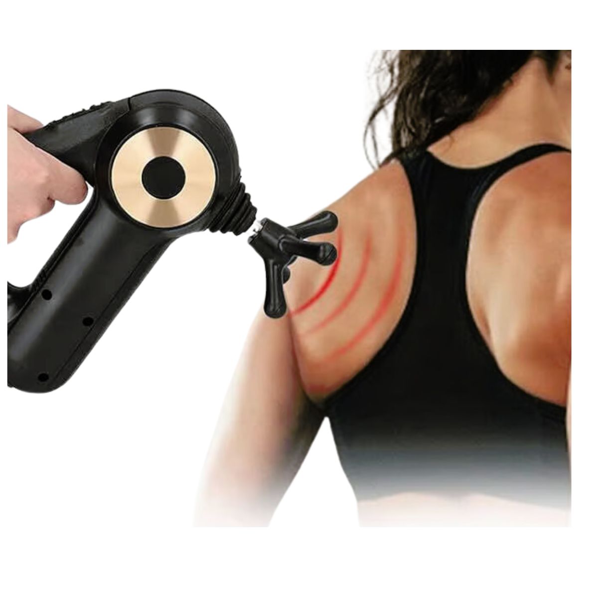 Invencible.Cl - Masajeador Muscular Profesional 6 Velocidades Masaje Tonificador Circulacion Alivio Estress Nb10