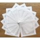 thumbnail image 2 of Servilletas de lino blanco para cócteles, juego de 50 servilletas de tela de lino, posavasos, dobladillo, 100% lino, para bebidas y fiestas, paquete de 50, 2 of 7