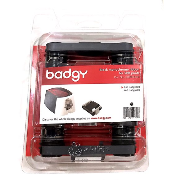 Cinta Evolis Badgy100 200 Transferencia Térmica Negra