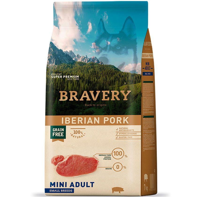 Bravery - Alimento Super Premium Para Perros Adultos Razas Pequeñas Sabor Cerdo 2 Kg