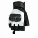 thumbnail image 2 of Guantes De Cuero Medio Dedo Para Motociclismo Motowolf 0334B, 2 of 6