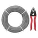 thumbnail image 1 of Cable de acero VEVOR T316 de 1/8 pulgadas, 300 pies con kit de corte de 1380 libras, 1 of 3