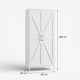thumbnail image 2 of Mueble despensa 2 puertas 5 niveles linea white home YXG-03, 2 of 7