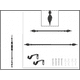thumbnail image 3 of Barra De Cortina Extensible Negra 120-210cm Kit Con Soporte  Color Negro, 3 of 5