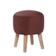 thumbnail image 1 of Pouf Nantes Tela Velvet Chocolate, 1 of 3