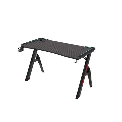 Escritorio Gamer Con Luces 140X60X73Cm Negro By Lubabycas