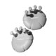 thumbnail image 3 of Separadores De Dedos Suaves Para Pantorrillas, Peque?os Y Portátiles, Para Gimnasio En Casa, Color Gris, 3 of 3