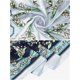 thumbnail image 4 of INSPIRE CHIC Mujeres Pañuelos Cuadrados con Estampado Floral 35" Grandes Pañuelos de Satén con Sensación de Seda Envoltura para la Cabeza Bandanas 90x90cm Azul, 4 of 6