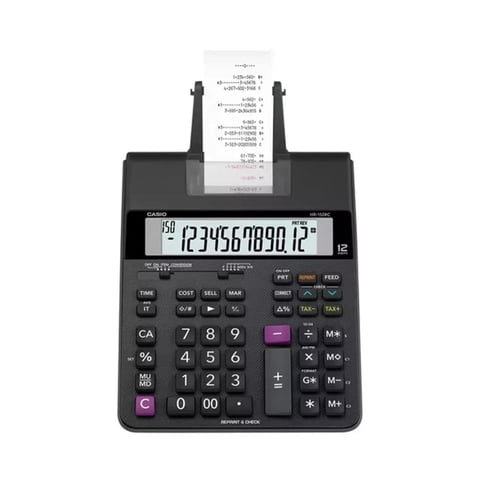 Casio - Calculadora De Impresion 21 Funciones Negro Hr-150Rc-Dc