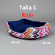 thumbnail image 2 of Cama Para Mascotas Espuma - Talla S (Tricolor ROJO), 2 of 3