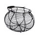 thumbnail image 3 of Cesta De Alambre Para Huevos Para Recoger Huevos Frescos Soporte Para Huevos Para Alimentos Verduras Huevos Negro, 3 of 5