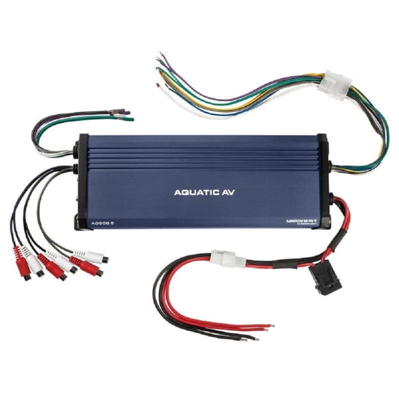Amplificador Aquatic AV AD600.5 5 Canales 600W Resistente al Agua