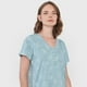 thumbnail image 3 of Camisa de Dormir Mujer Manga Corta Verde Corona, 3 of 5
