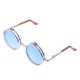 thumbnail image 3 of 1/6 blythe dolls doble plegado gafas gafas de sol azul gradiente lente plata, 3 of 4