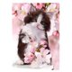 thumbnail image 4 of Diamante redondo 5d pintura gato y flor foto etiqueta de la pared adorno casero, 4 of 5