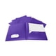 thumbnail image 4 of Folder School Smart, 2 bolsillos, polietileno, tamaño carta, color morado x25, 4 of 4