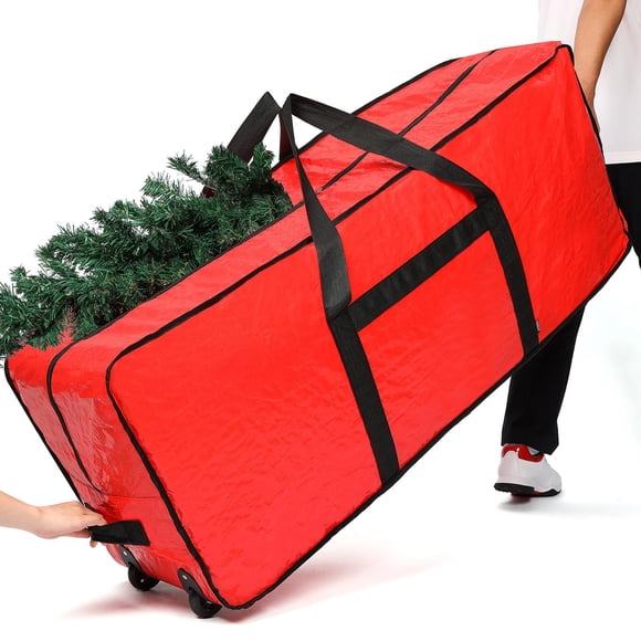 Bolsa de Almacenamiento para Árbol de Navidad HOMEST para Árboles de 2,7 metros con Ruedas