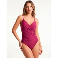 Samia - Traje De Baño Reductor Rojo